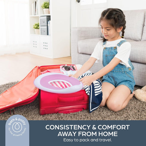 Dreambaby Potty Training Toilet Seat, Easy Fit Toddler Toilet Seat Cover, Anti-Slip for Boys and Girls, Lightweight