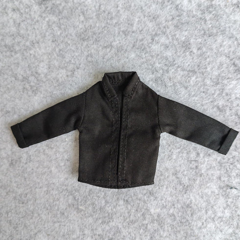 1/12 Scale Figure Clothes Shirt Coat Cardigan for 6inch Male Action Figure Body Doll in White