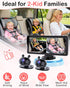 Wkzay 1080P 2-Kids: 6.9 Inch 2 5-Mins 360 HD Dual Baby Car Camera for Split Display with Night Vision Carseat Cameras