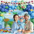 Hombae 1st Ofishally One Birthday Decorations, Gone Fishing Party Decorations Backdrop, The Big One Backdrop Balloon