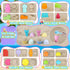 EULRGAUS 36 Beach Toys, PCS Sand Toys with Construction Vehicles, Collapsible Bucket, Princess & Prince and Ice Cream