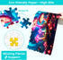 2 Pack 1000 Piece Puzzles for Adults - 2000 Piece Jigsaw Puzzles - Hummingbird Mushroom for White Elephant Gifts