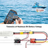 R8FG V2.2 8CH 2.4GHz 600m RC8X/RC6GS V3/RC4GS V3 Radiolink Gyro Receiver, Long Range Control Voltage Telemetry