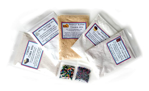 Play Oven Mixes 7 Set Pack 6.2 oz Children's Easy to Bake Oven Mixes Play Toy Oven Real Mixes Mega Refill Kit Vanilla