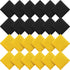Sotiff Mini Nylon Cornhole Bean Bags 24 Pcs for Kids, Patriotic Hand Toss Party Game Supplies (Black, Yellow)