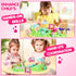 2.2lbs 28pcs 3+ Billeeit Pet Sensory Bin Sand Toy with Green Moldable Sand, Dog Cat Play Sand Kit for Boys and Girls