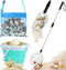 fethwoin Shark Tooth Sifter, Beach Sand Sifter, Sea Shell Scooper for Beach, Shell