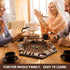 6-Way 1-6 ropoda Shut The Box Game-Upgraded Player Wooden Dice Game for Adults and Kids, Addition Training, Fun