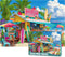 WANGMHCY 500 Pieces Jigsaw Puzzle for Adults Beach Shop Family Puzzle Game Funny