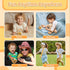 120+ alilo Pocket Bunny Portable Kids Music Player, Musical Toys for Toddlers, Preloaded Stories/Music/Lullabies/White