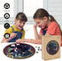 5MM 500 (16.7"*16.7") Ruikiyart Wooden Puzzles for Adults, Pieces Happy Labrador Wooden Jigsaw Puzzles, Unique Shapes