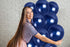 Treasures Gifted Navy Blue Balloons, 72 Pack, 12 Inch Latex for Graduation Party Decorations