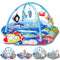 Baby Gym Play Mat, 8-in-1 Ocean Theme Tummy Time Mat & Ball