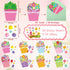 24 Sets Pasimy Card Making Kits DIY Handmade Greeting Card Kits with Flowers Stickers Envelopes Ribbon for Primary