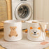 Large Blanket Baskets for Living Room, Teddy Bear Baskets Toy Storage Basket Woven Cotton Rope Basket for Kids, Toys