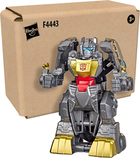 Transformers Classic Heroes Team Grimlock Converting Toy, 4.5-Inch Action Figure, for Kids Ages 3 and Up