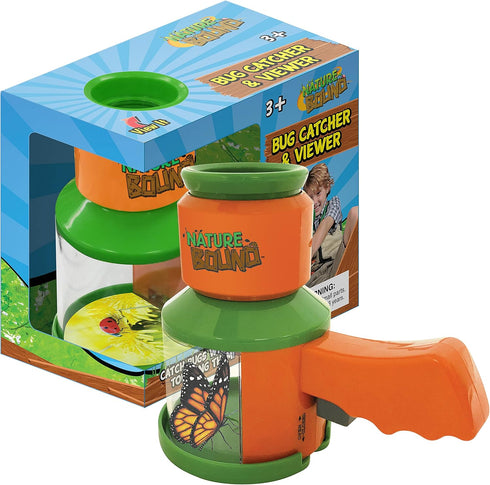 Nature Bound Bug Catcher and Viewer - Outdoor Exploration Tool for Insects - Handy Trigger Design for Kids