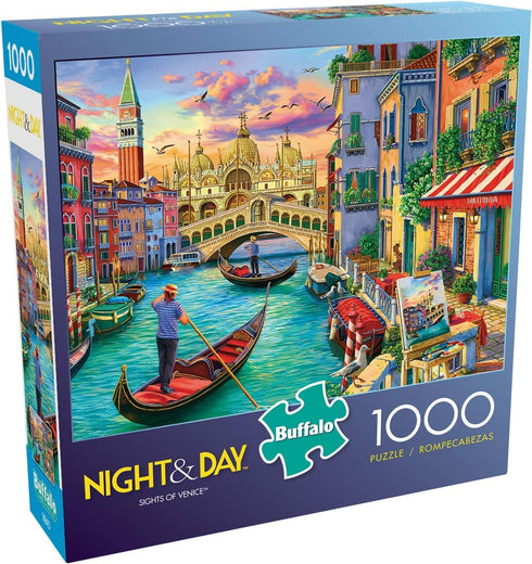 Buffalo Games Image World Sights of Venice - 1000 Piece Jigsaw Puzzle for Adults, Perfect for Game Nights