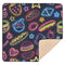 KUEJOP Cute Neon Food Baby Play Mat for Floor, 50x50 inch Playpen Mat,Thicken