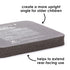 Diono Angle Adjuster Car Seat Leveler, Foam Wedge Cushion for More Legroom in Rear-Facing Car Seats