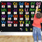 Craftstory 130 Pcs Alphabet Learning Toys Letters-Felt Montessori Board for Toddlers with