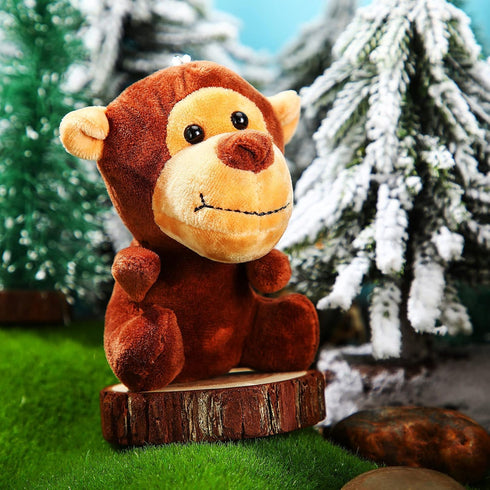 18 4.8 Inch Summer, HyDren Pcs Small Safari Stuffed Animals Bulk Jungle Animal Mini Plush Toy Lion Tiger Elephant