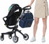Backpack NeoTech Care Diaper Bag for Baby Girl/Boy, Wide Opening, Multifunction Organizing Pockets (Blue)