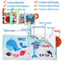 Baby Books Toys Gifts, Touch and Feel Cloth Crinkle Books for Babies, Early Learning Toys, 4 PCS