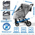 Stroller Rain Cover, Universal Waterproof Windproof Protection, Baby Travel Weather Shield, Rainproof Nano-Coating