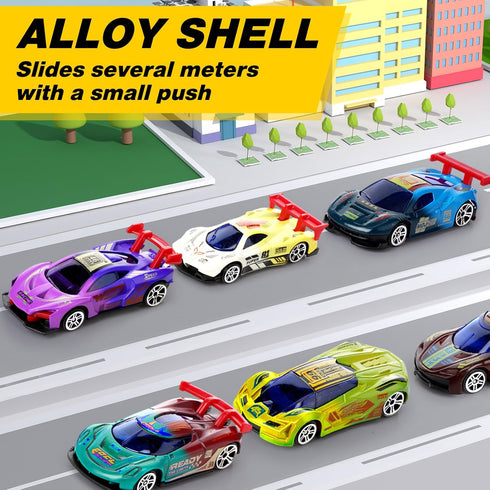 6 4-8 HyDren Pcs Color Changing Cars Bath Toys for Kids Vehicles in Water Goodie Bags Fillers Sensory Toys Bathtub Race