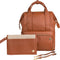CleverMade Diaper Bag Backpack with Handles - Includes Changing Pad & Stroller