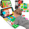 beetoy Tummy Time Baby Mirror Toys with Black and White Pattern - High Contrast 3D Activity Play Crinkle Toys