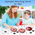 Alphabet Bingo Games for Kids - Animal Bingo, ABC Flash Cards, Letter Matching Board Games for Ages 3-6