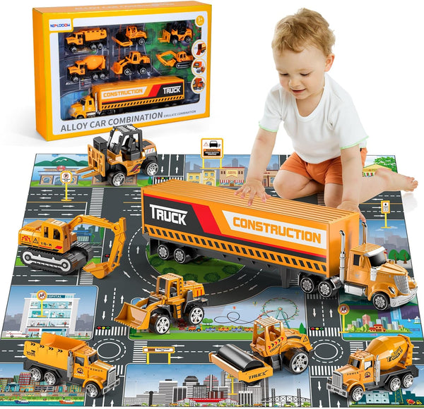 NIPLOOOW Construction Toys for 3 4 5 6 Years Old Boys Girls Kids,