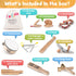 Stoie's Wooden Toddler Musical Instruments with Drum, Flute, Hand Bells, Cymbals, Castanets, Triangle, for Babies