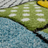 3D 2'8" 4'11" Paco Home Kids Room Rug Cute Zoo Animals Jungle Lion and Elephants in Effect Colorful, Size: x