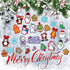 ArtCreativity Christmas Stickers for Kids - 100 Sheets with 1200 Holiday Stickers Assortment - Bulk Party Favors