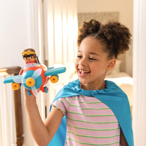 Educational Insights Design & Drill Bolt Buddies Plane Take Apart Toy with Electric Drill - STEM Gift for Ages 3+
