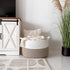 21.7" 21.7" 13.8"-Storage INDRESSME XXXLarge Blanket Basket for Living Room x x Basket with Handle for Organizing Toy