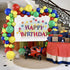 Red Blue Yellow Green Balloon Set, 12 Inch Helium Balloons for Video Game Party Rainbow Kid Birthday Carnival