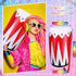 6 Pack Inflatable Instrument Toys - Drum Music Instruments Party Props Decorations for 80s 90s Rock and Roll Parties