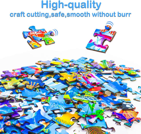 Puzzles for Kids Ages 6-8 8-10 Year Old - Ocean Underwater World, 200 Pieces Jigsaw Puzzles