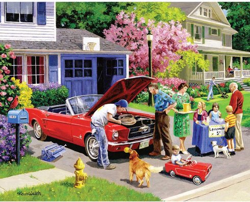 White Mountain Puzzles Ready for a Drive - 1000 Piece Jigsaw Puzzle