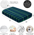 Sweet Jojo Designs Fitted Baby Crib Sheets (Green Gingham Plaid) for Boys or Girls, Infant Nursery, Toddler Room