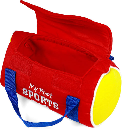 Playset, 1 5 8" Baby GUND My First Sports Bag Stuffed Plush Baby Gift Toys for Boys and Girls Ages & Up, Piece