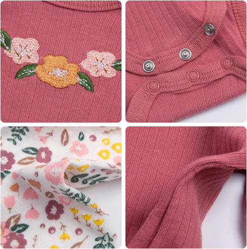 Reborn Baby Dolls Clothes 4pcs Set for 22 Inch Outfit Accessories for 17-22 Inch Newborn Girl Doll