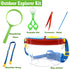Bug Catcher Kit, Outdoor Nature Explorer Kit with Tweezers, Magnifying Glass, Science Educational Bug Observation