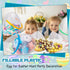 Restroma 12 Inch/ 10 Inch/ 8 Inch 4/5/ 6/7/ 8/10/ 12 (8 (10 Inch)) Giant Clear Easter Eggs Fillable Pcs Jumbo Plastic