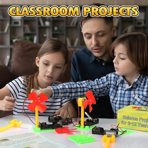 GadgetGlee 7 2nd 4th 5th STEM Toys Science Kits, Bulk Electric Circuit Kit for Kids Classroom, STEAM Activities Crafts