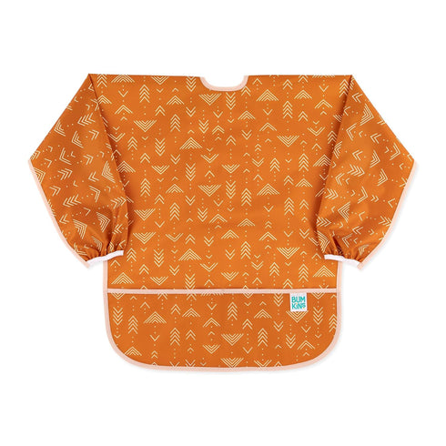 Bumkins Sleeved Smock, Toddler Reusable Waterproof Bib for Girls and Boys Ages